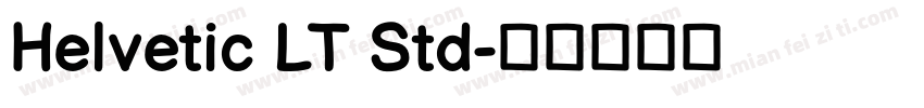 Helvetic LT Std字体转换